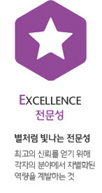 EXCELLENCE 전문성